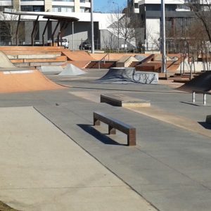 Belconnen skate park street section