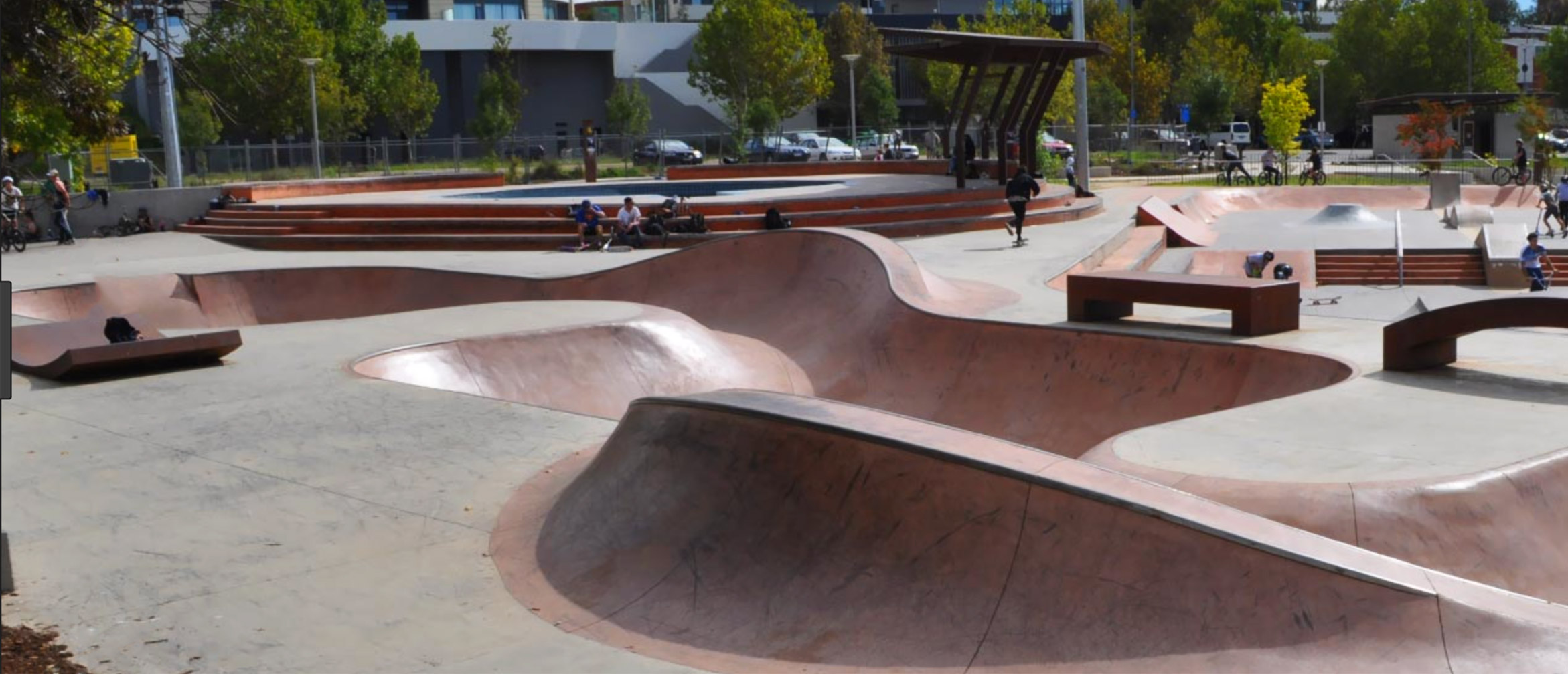 Belconnen skate park new bowl