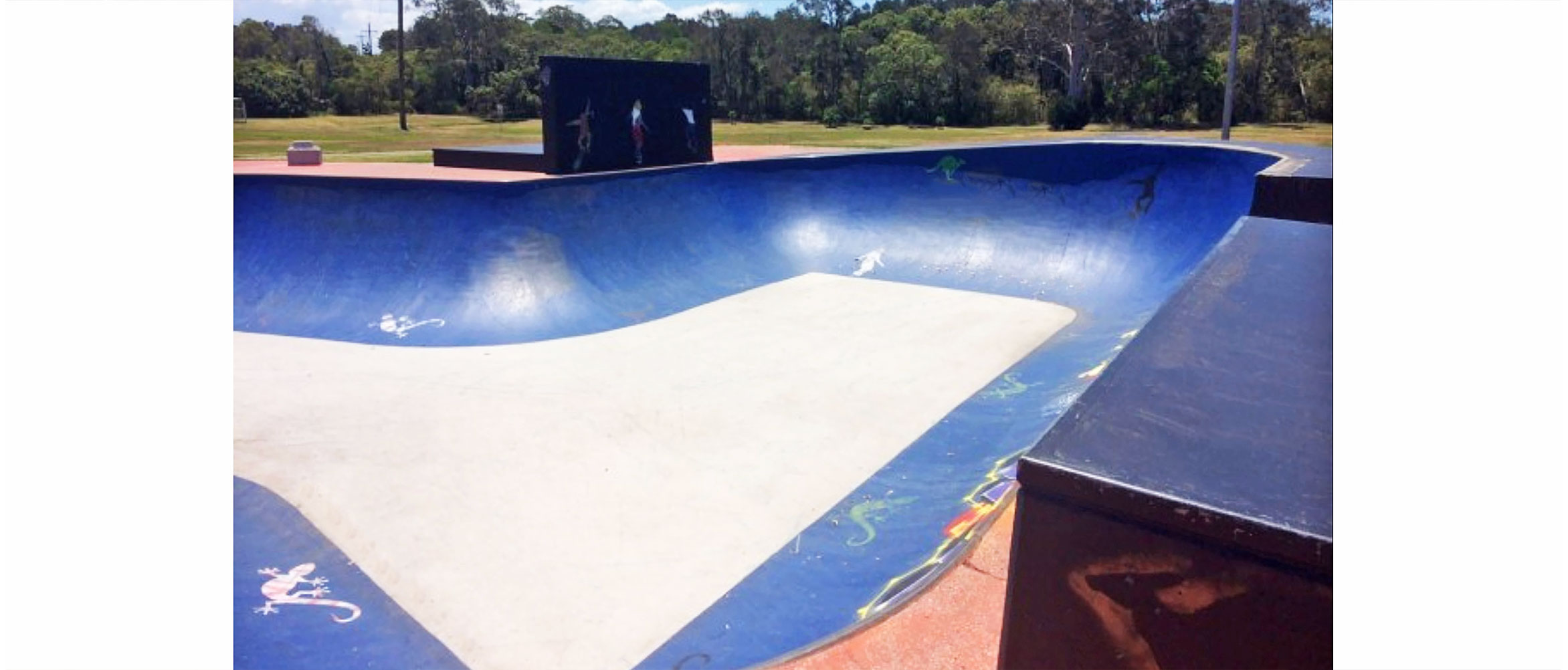 Capalaba skate park bowl section, Concrete Skateparks build