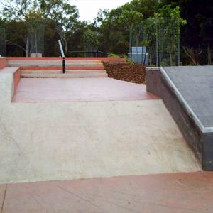 Capalaba skate park street section, Concrete Skateparks build