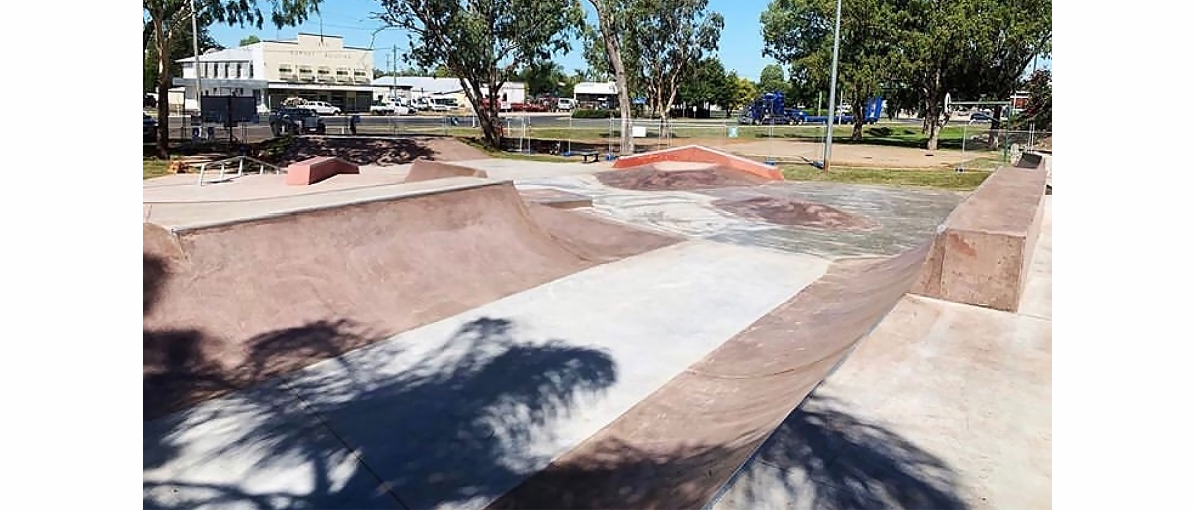 Chinchilla skate park mini ramp