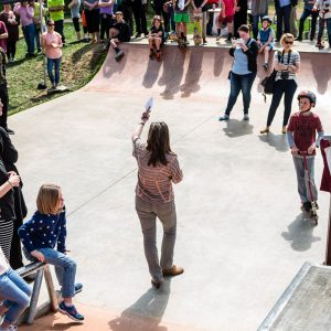 Lancefield skate park opening speaches