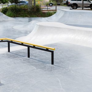 Narangba skate park rail and tight transition