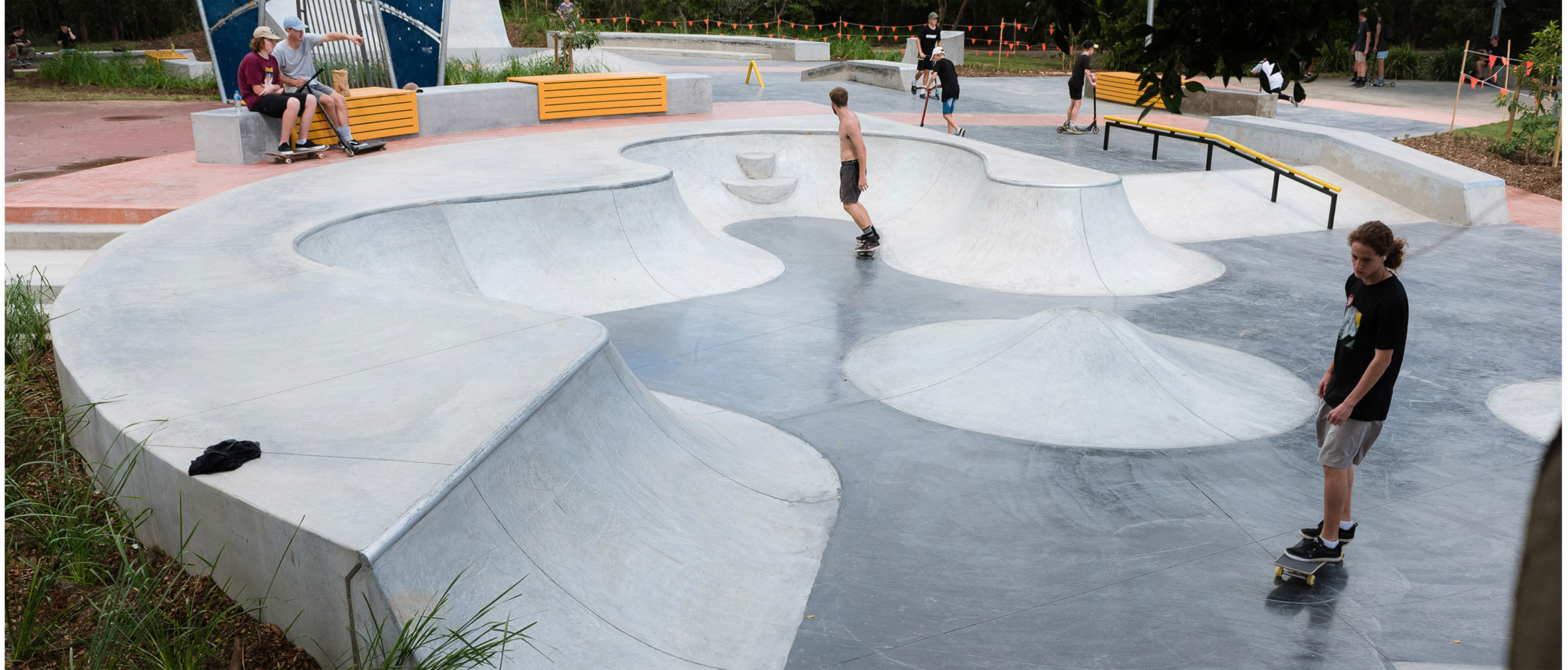 Narangba skate park tight bowl