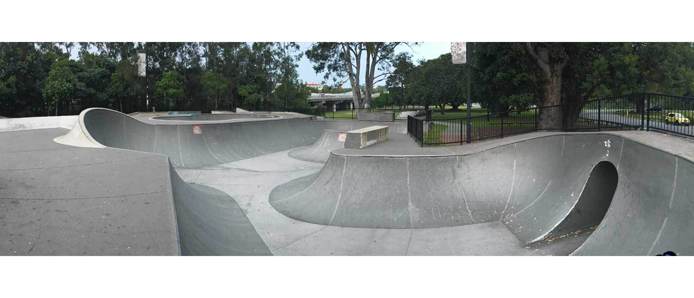 Nerang skate park bowl section