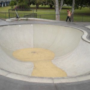 Nerang skate park peanut bowl