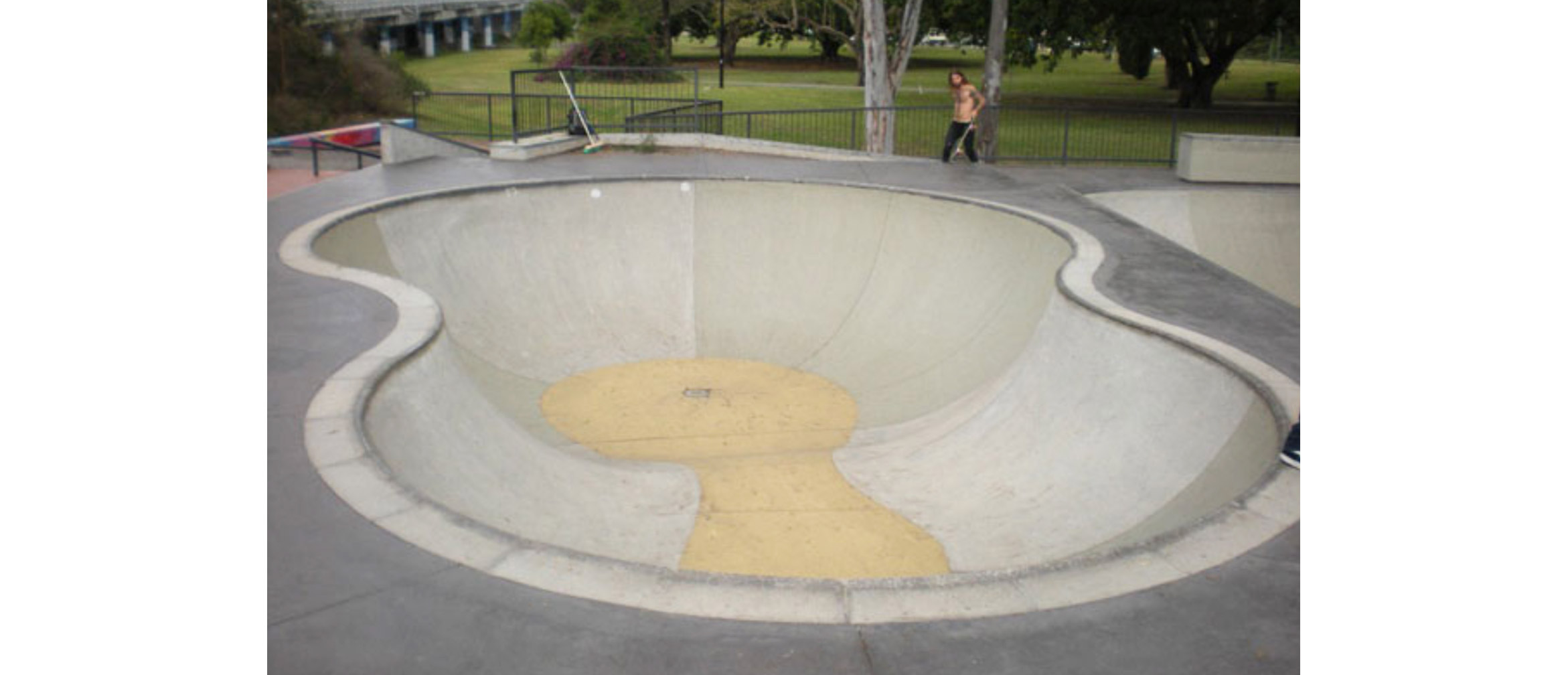 Nerang skate park peanut bowl