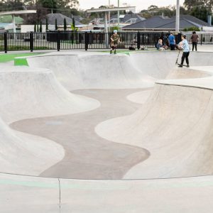 Noble Park skate park snakerun bowl