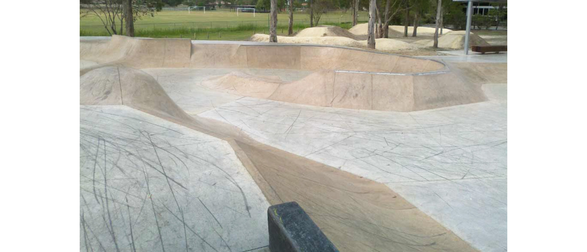 Ormeau skate park bowl section, Concrete Skateparks build