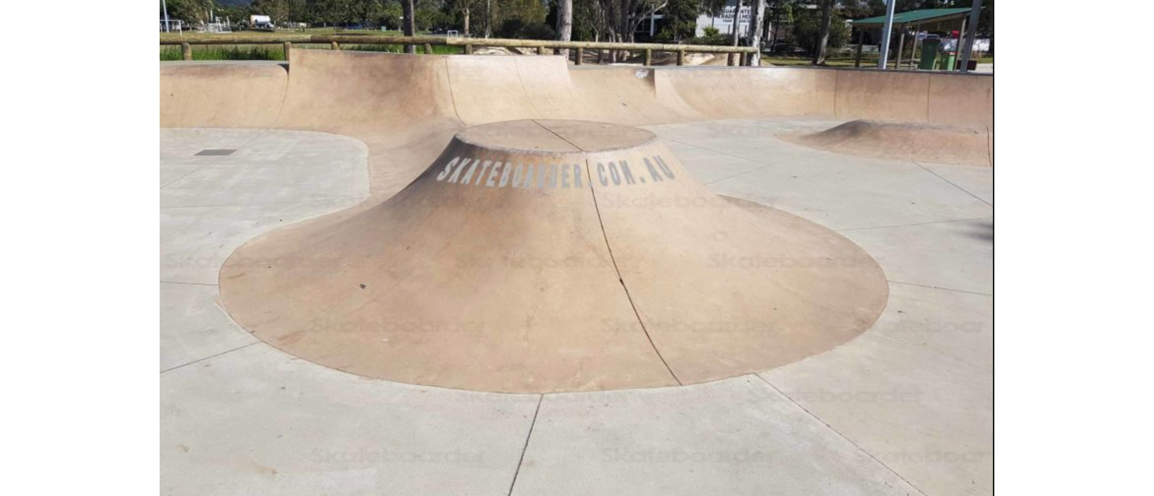 Ormeau skate park transition section, Concrete Skateparks build