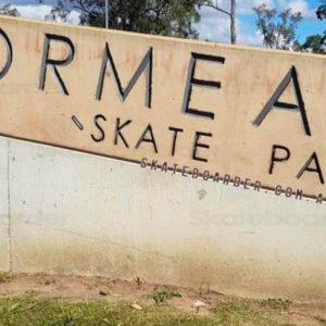 Ormeau skate park art, Concrete Skateparks build