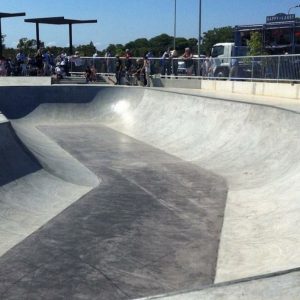 Randwick skate park, bowl section